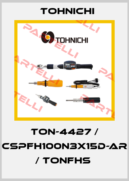 TON-4427 / CSPFH100N3X15D-AR / TONFHS  Tohnichi