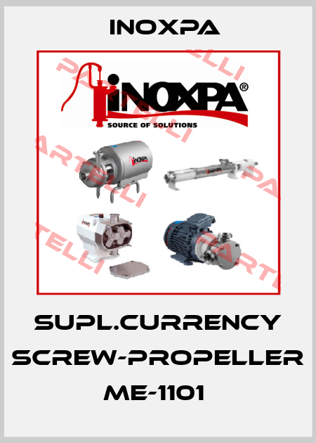 SUPL.CURRENCY SCREW-PROPELLER ME-1101  Inoxpa