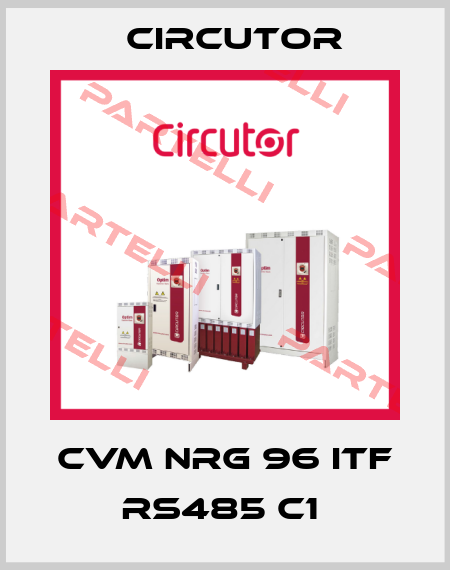 CVM NRG 96 ITF RS485 C1  Circutor