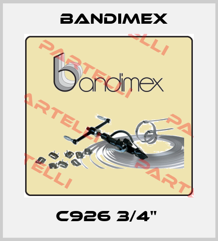 C926 3/4"  Bandimex