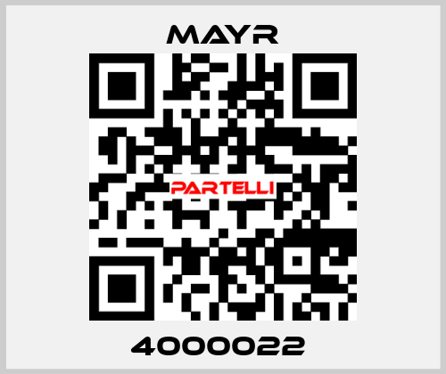 4000022  Mayr