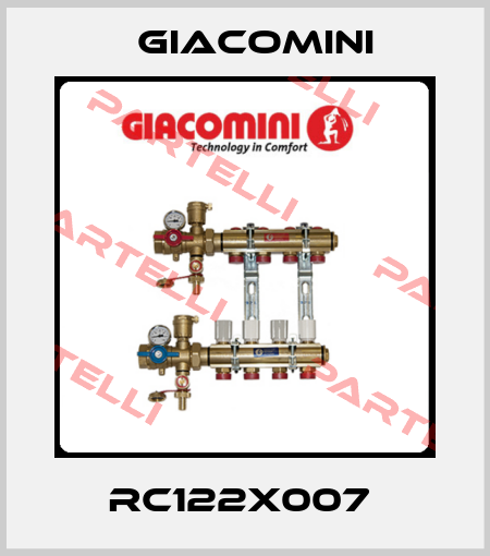 RC122X007  Giacomini