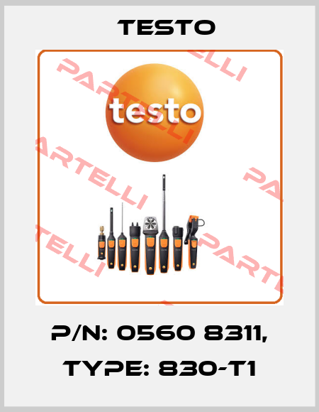 P/N: 0560 8311, Type: 830-T1 Testo