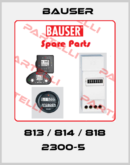 813 / 814 / 818 2300-5  Bauser