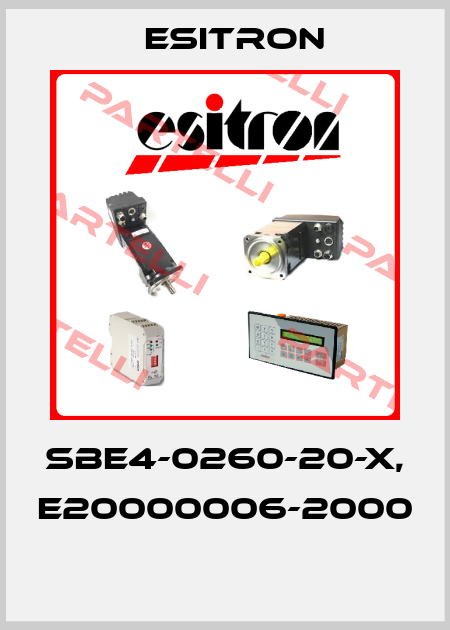 SBE4-0260-20-X, E20000006-2000  Esitron