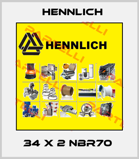 34 x 2 NBR70  Hennlich