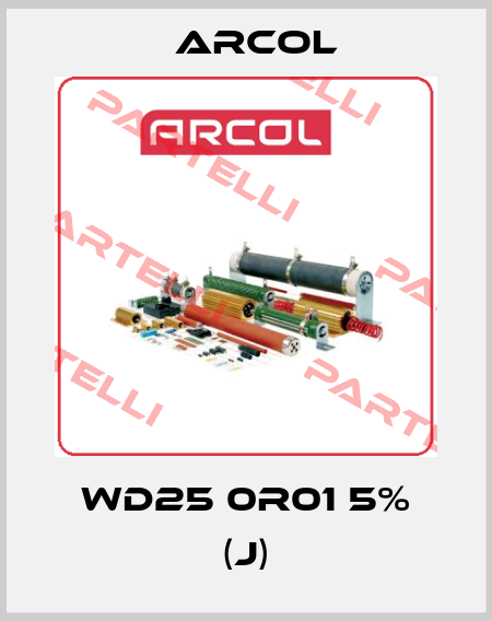 WD25 0R01 5% (J) Arcol