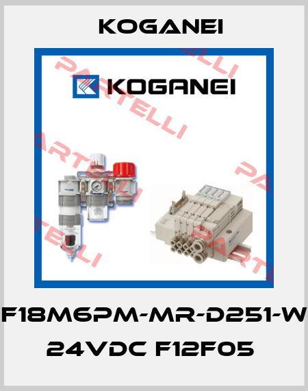 F18M6PM-MR-D251-W 24VDC F12F05  Koganei