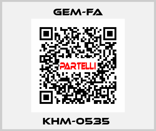 KHM-0535  Gem-Fa