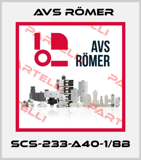 SCS-233-A40-1/8B Avs Römer