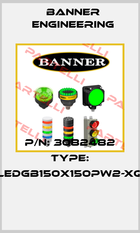 P/N: 3082482 Type: LEDGB150X150PW2-XQ  Banner Engineering