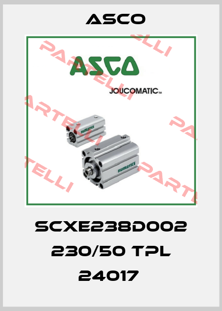SCXE238D002 230/50 TPL 24017  Asco