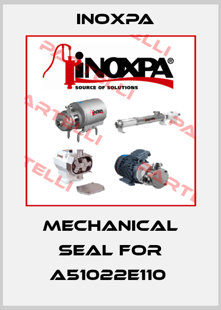 Mechanical Seal for A51022E110  Inoxpa
