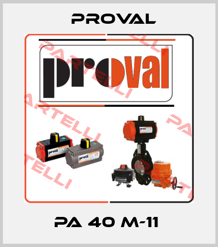 PA 40 M-11  Proval