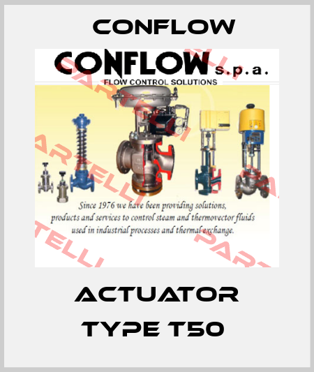 ACTUATOR TYPE T50  CONFLOW