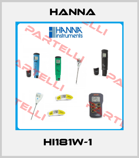HI181W-1  Hanna