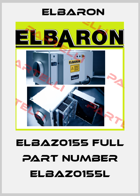 ELBAZ0155 full part number ELBAZ0155L Elbaron