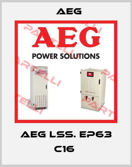 AEG LSS. EP63 C16  AEG