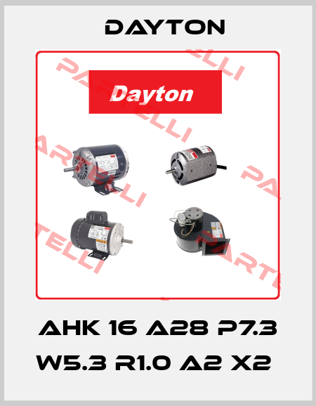 AHK 16 A28 P7.3 W5.3 R1.0 A2 X2  DAYTON