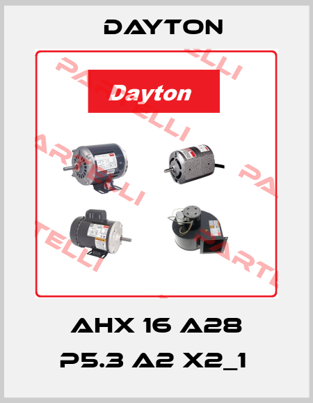 AHX 16 A28 P5.3 A2 X2_1  DAYTON