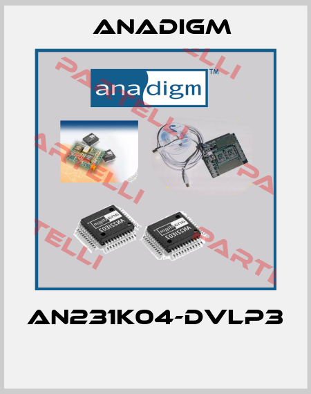 AN231K04-DVLP3  Anadigm