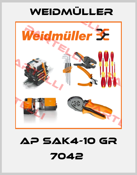 AP SAK4-10 GR 7042  Weidmüller