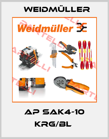AP SAK4-10 KRG/BL  Weidmüller