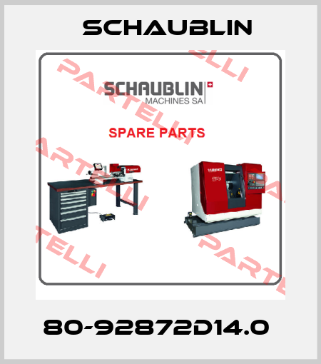 80-92872D14.0  Schaublin