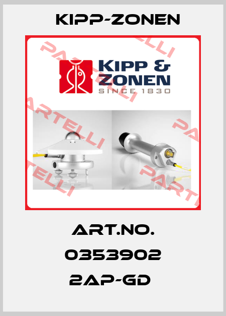 ART.NO. 0353902 2AP-GD  Kipp-Zonen