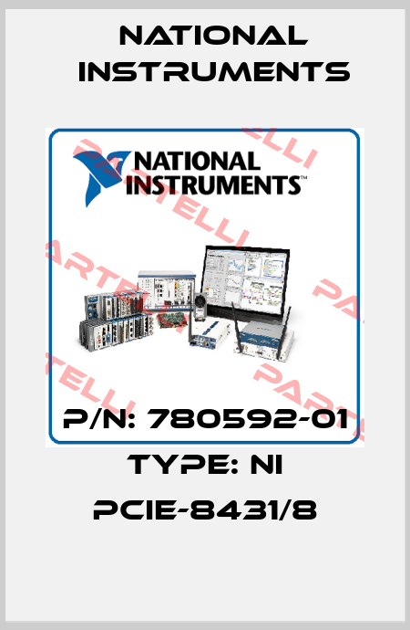 P/N: 780592-01 Type: NI PCIe-8431/8 National Instruments