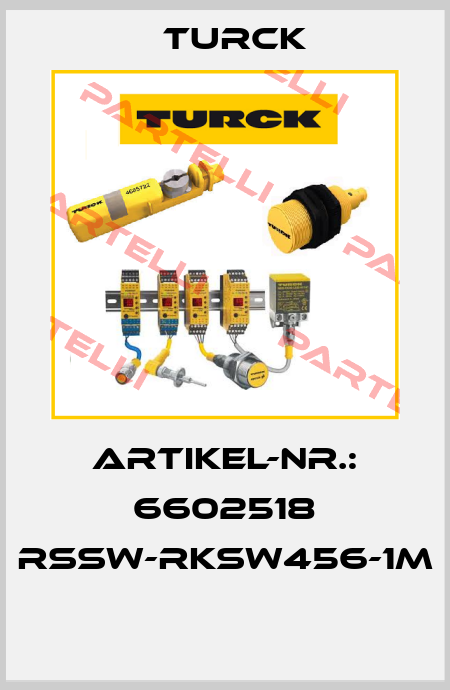 ARTIKEL-NR.: 6602518 RSSW-RKSW456-1M  Turck