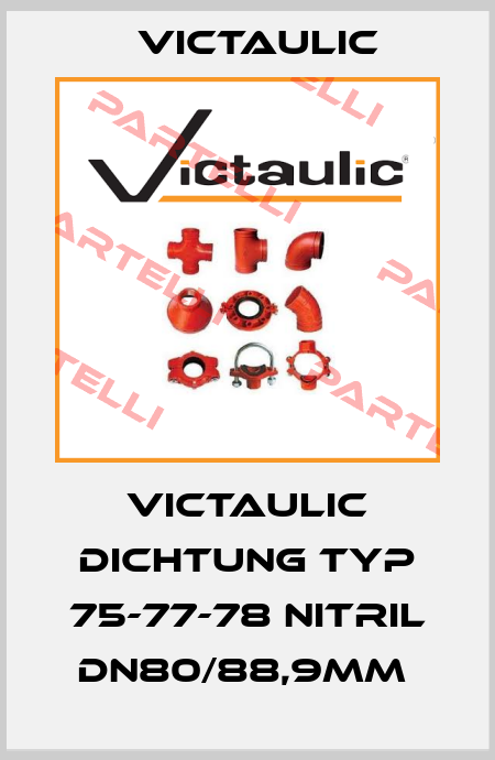 Victaulic Dichtung Typ 75-77-78 Nitril DN80/88,9mm  Victaulic