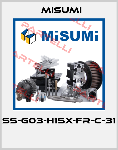SS-G03-H1SX-FR-C-31  Misumi