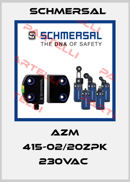 AZM 415-02/20ZPK 230VAC  Schmersal