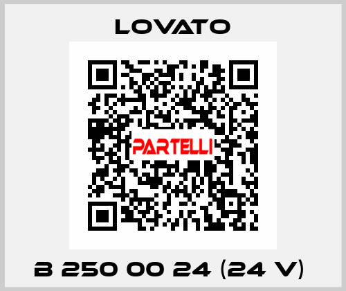 B 250 00 24 (24 V)  Lovato