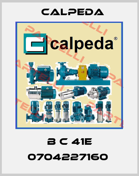 B C 41E 0704227160  Calpeda