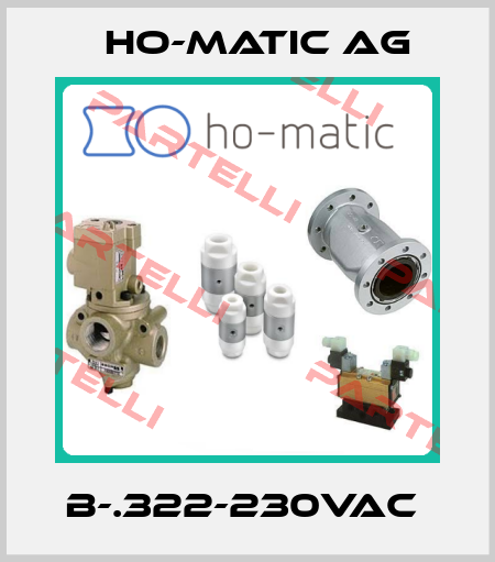 B-.322-230VAC  Ho-Matic AG