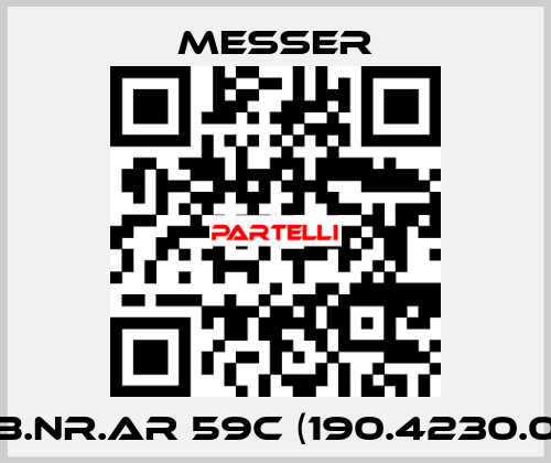 (B.Nr.AR 59C (190.4230.0) Messer