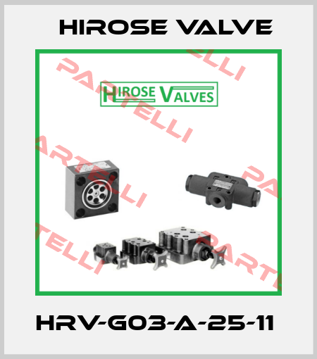 HRV-G03-A-25-11  Hirose Valve