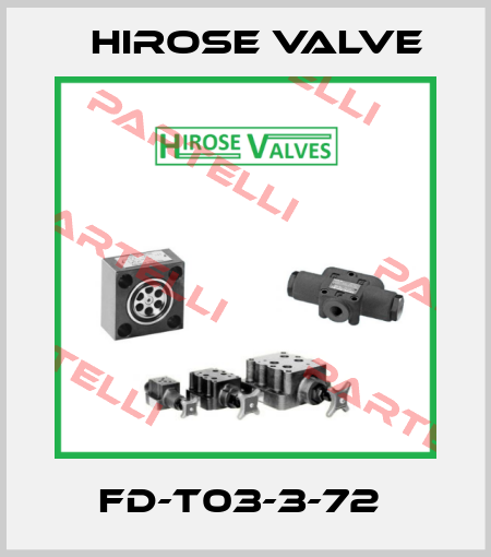 FD-T03-3-72  Hirose Valve