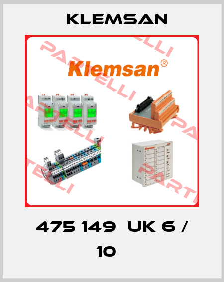475 149  UK 6 / 10   Klemsan