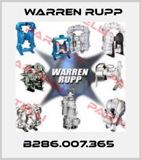 B286.007.365  Warren Rupp