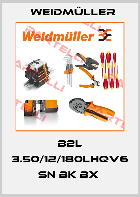 B2L 3.50/12/180LHQV6 SN BK BX  Weidmüller