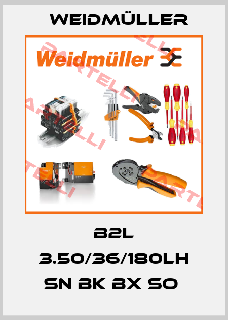 B2L 3.50/36/180LH SN BK BX SO  Weidmüller