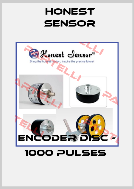 Encoder disc - 1000 pulses  HONEST SENSOR