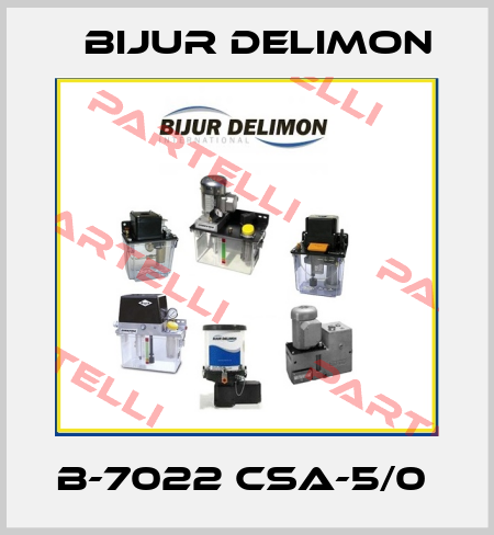 B-7022 CSA-5/0  Bijur Delimon
