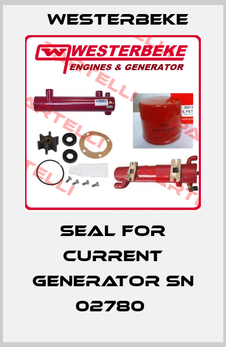 Seal for current generator SN 02780  Westerbeke