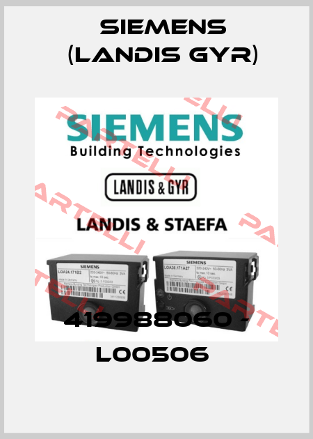 419988060 - L00506  Siemens (Landis Gyr)