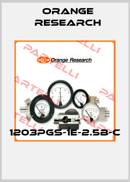 1203PGS-1E-2.5B-C  Orange Research
