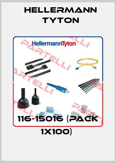 116-15016 (pack 1x100)  Hellermann Tyton